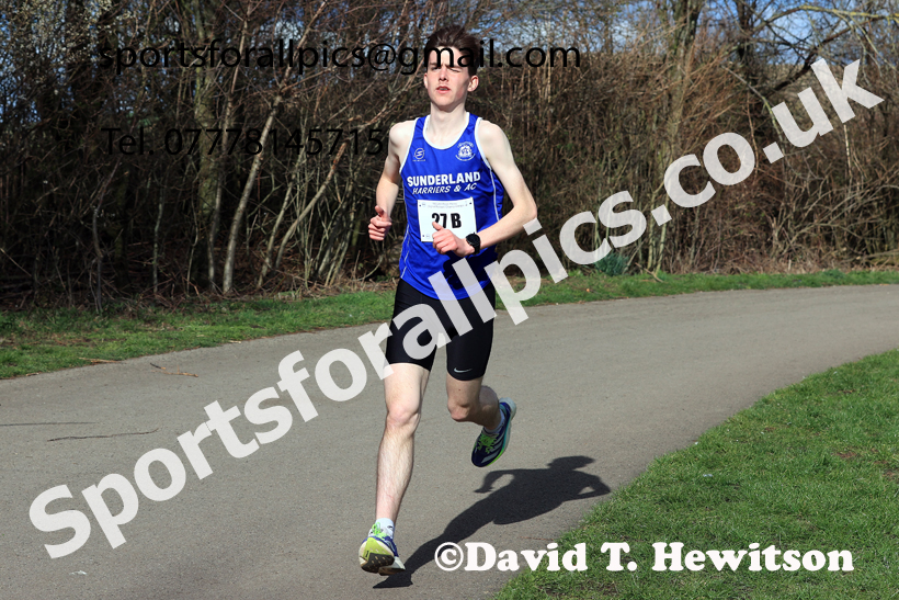Senior Mens 2026 NECAA Royal Signals Road Relays, Hetton Lyons Country Park, Hetton le Hole. Photo: David T. Hewitson/Sports for All Pics
